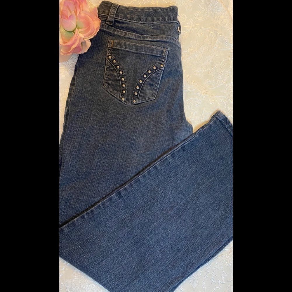 A.N.A modern Boot Cut Denim Blue Jeans size :12